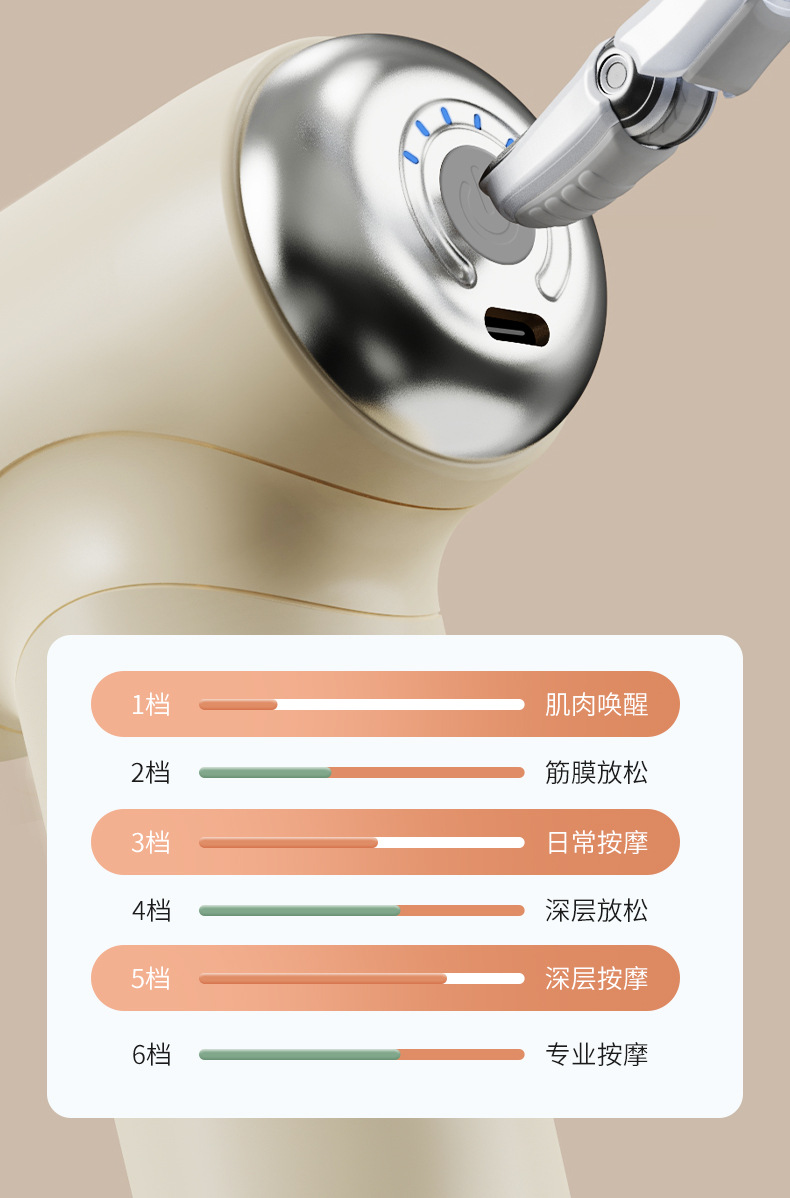 家用筋膜枪便携式充电款放松肌肉电动冲击健身器材小型迷你按摩器