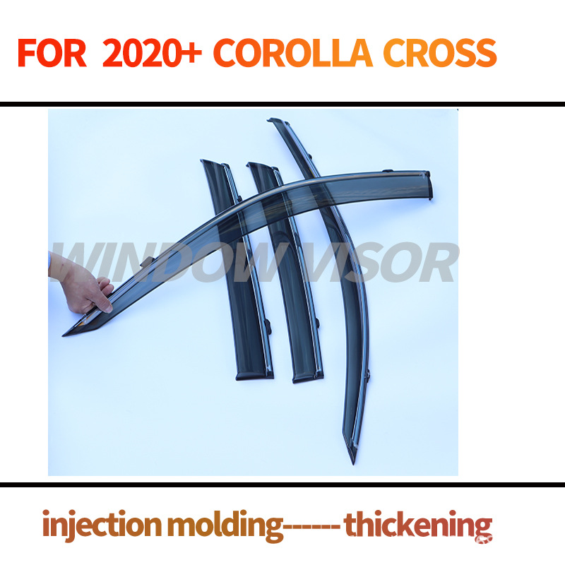 For 2020-2024 Toyota Sharp Rain Corolla Cross Window visors Cross Border