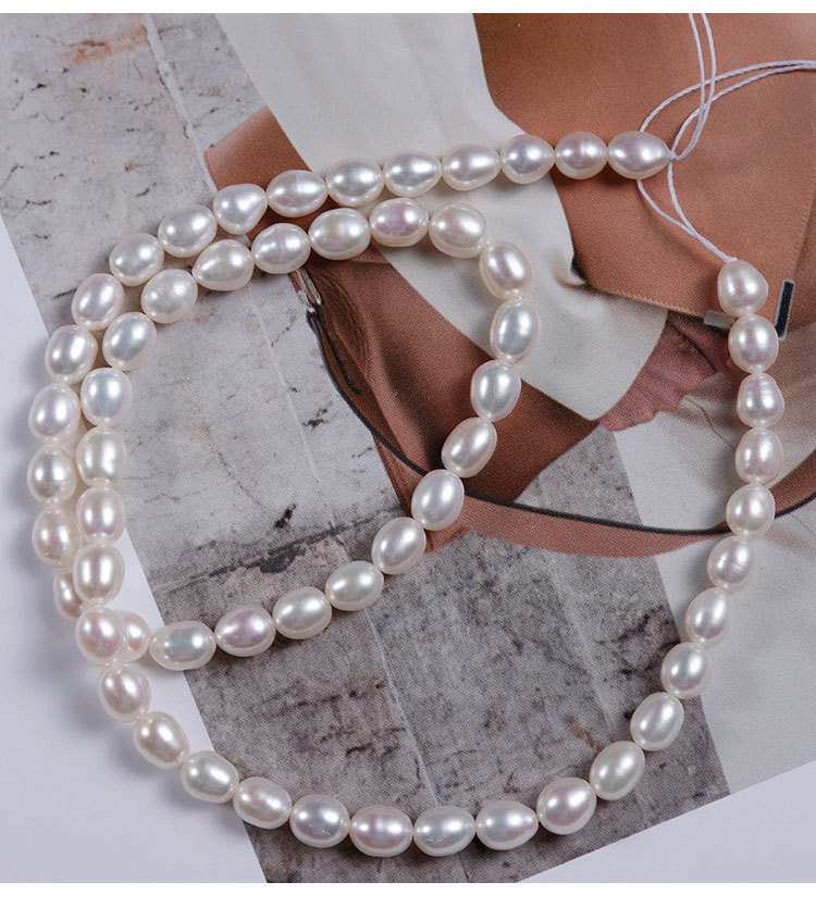 Retro Einfarbig Natürliche Süßwasser Perlen Perlen Halskette 1 Stück display picture 2