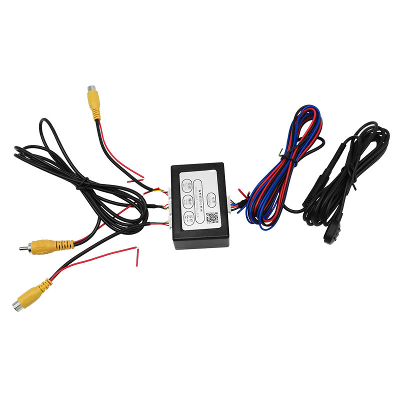 Vehicle-Mounted Two-Way Video Switching Box, Front, Rear, Left and Right Reversing Camera, Blind Spot Intelligent System, Rear View Controller
