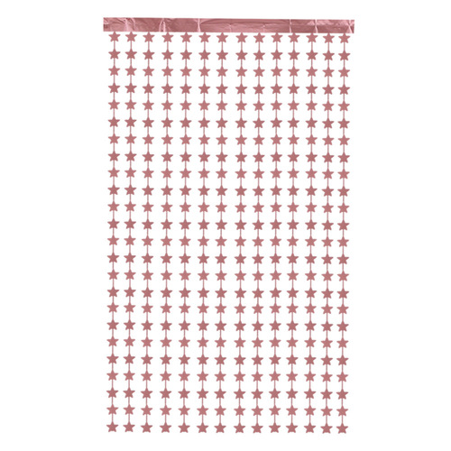 18 Stars and Rain Silk Curtains Birthday Party Decoration Scene Layout Props American Independence Day Pentagram Stars and Rain Silk Curtains