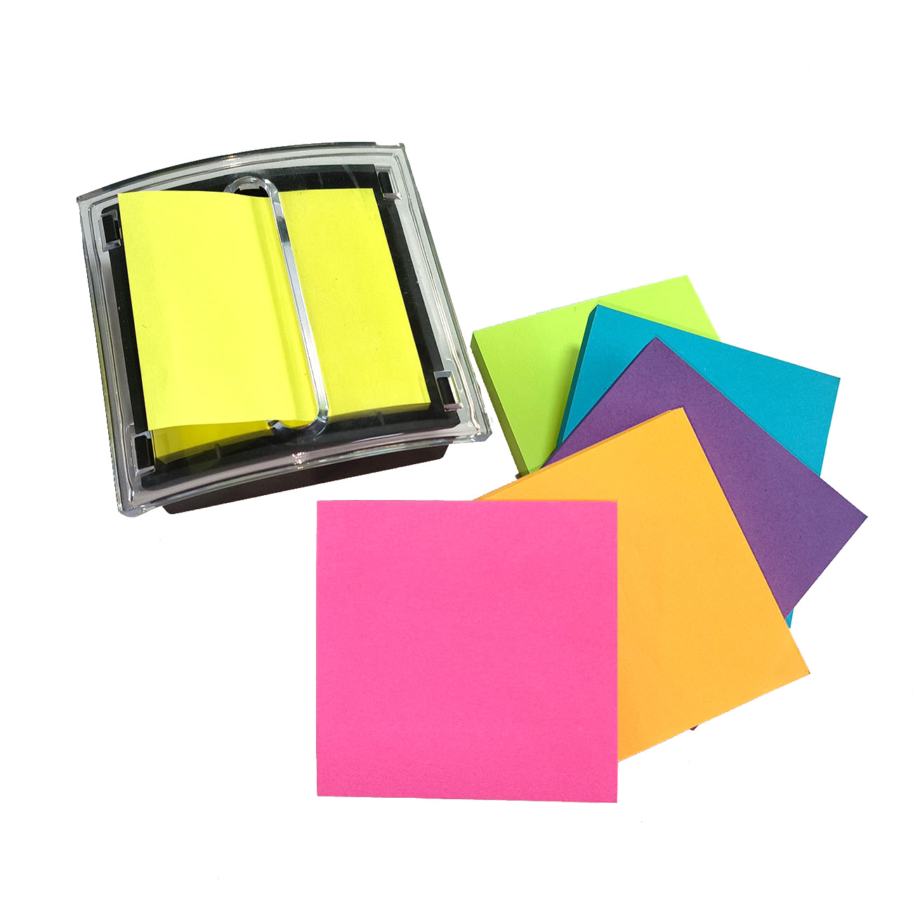 도매 6 색 라벨이 인출 메모 상자 N 번 스티커 메모 종이 사무실 학생 문구 포스트잇 노트