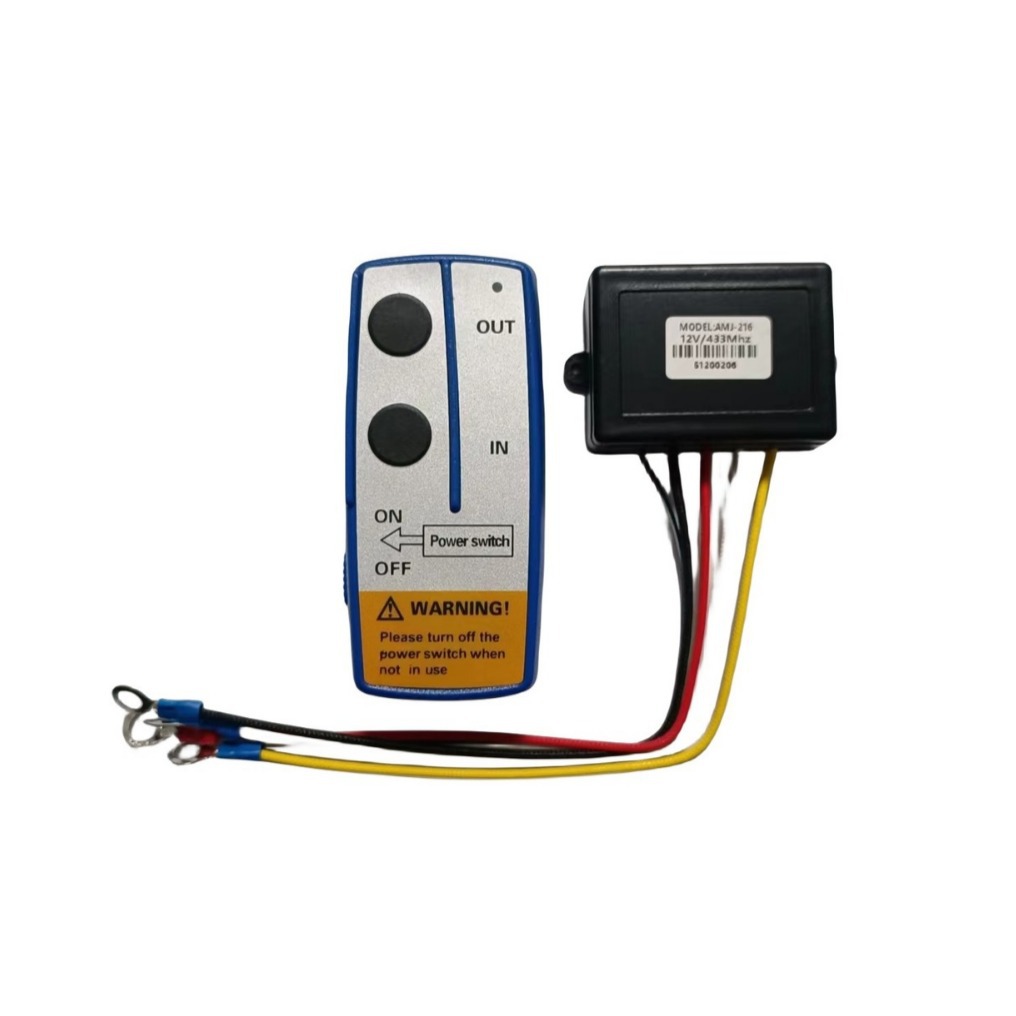 越野汽车绞盘 电动绞盘遥控器 无线电控制系统