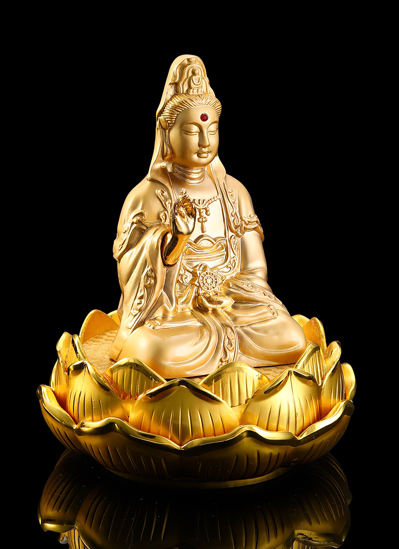 Car ornaments thousand hands Guanyin car accessories perfume center console perfume holder Buddha statue men's car car accessories