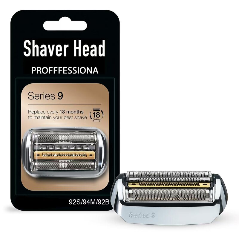 Original Replacement for Braun Series 9 Shaver Heads 94M/92S/92B S9 Full Series Blade and Foil Assembly Original Replacement for Braun Series 9 Shaver Heads 94M/92S/92B S9 Full Series Blade and Foil Assembly