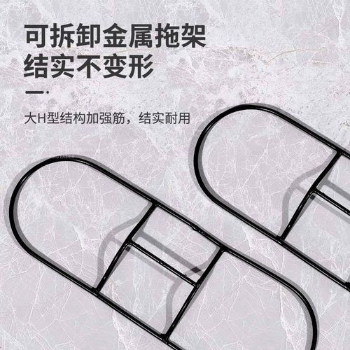 Flat mop, large mop, dust pusher, commercial mop, long flat mop, household mop, foreign trade