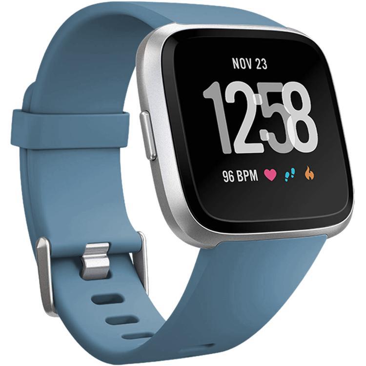 Para Fitbit Versa 2 / Versa / Versa Lite xDfind agujero plano sólido silicio S