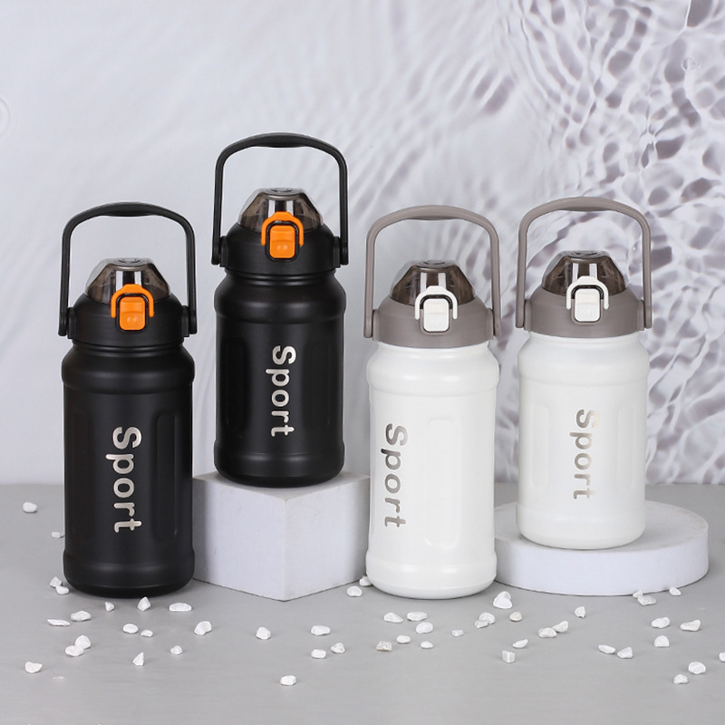 Taza termo de exportación de acero inoxidable 316, pareja de estudiantes masculinos y femeninos, hervidor de agua deportivo, hervidor de agua portátil de doble capa para exteriores, venta al por mayor