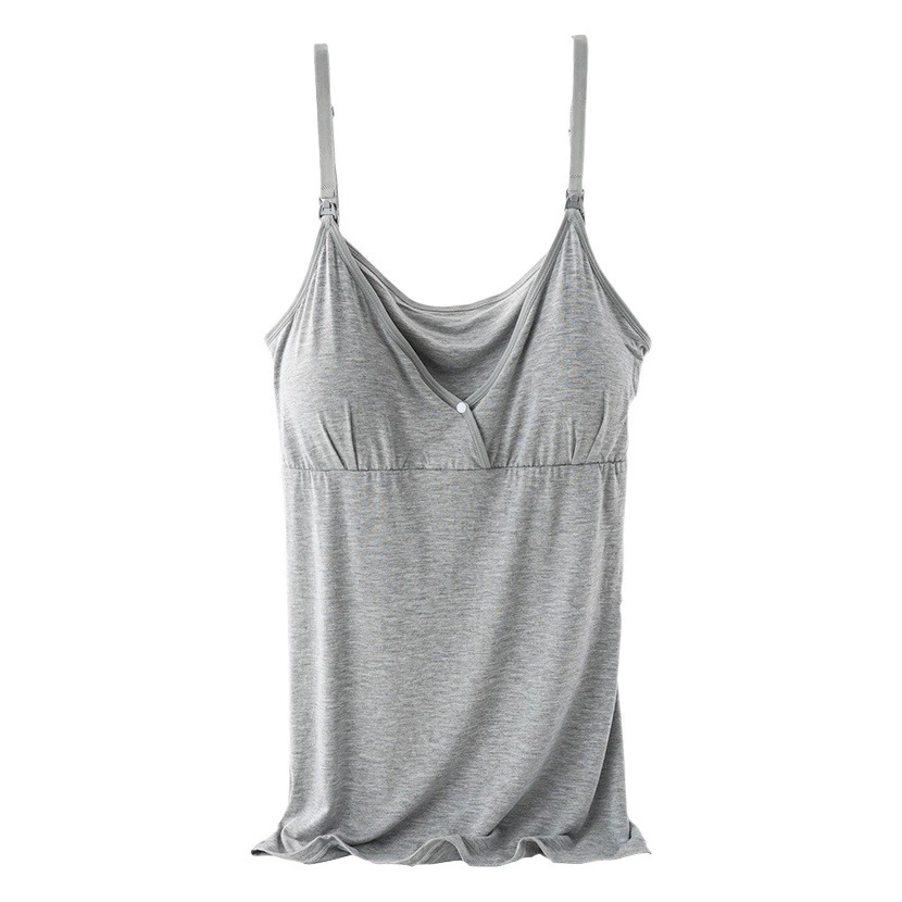 Слинг для кормления с глубоким V-образным вырезом и нагрудной накладкой, одежда для кормления, рубашка для беременных, домашняя одежда для беременных