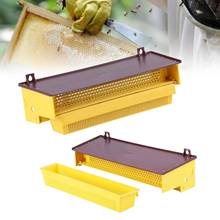 直销全新塑料脱粉器养蜂工具蜂箱蜂具接粉盒饲喂盒蜜蜂蜂箱花粉盒