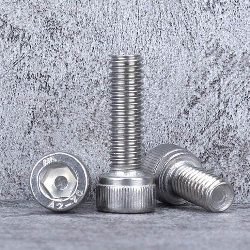 304 stainless steel cup head hexagonal screw bolt cylindrical head hexagonal screw M3M4M5M12 DIN912