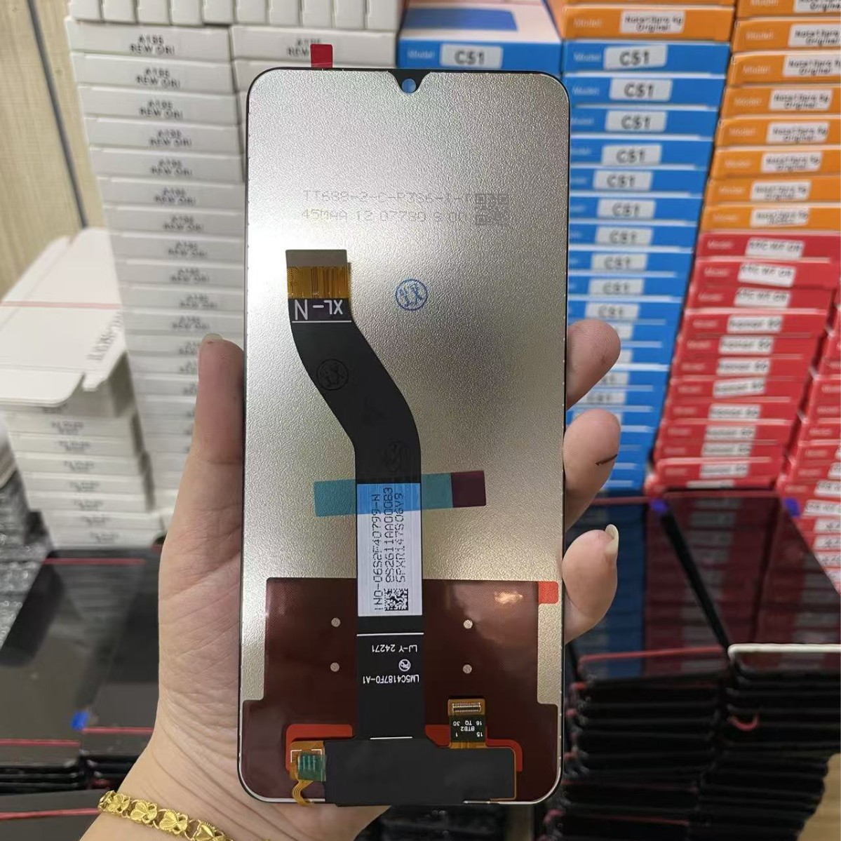 Aplicable a REDMI14C conjunto de pantalla de teléfono móvil Redmi14C / 14R conjunto de pantalla LCD con marco original