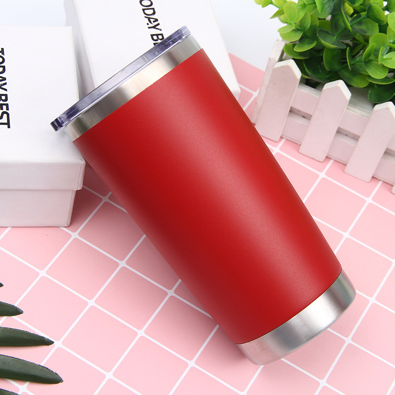 20oz taza de coche vaso de acero inoxidable regalo de Navidad DIY taza de coche taza de cerveza imagen logo taza de coche