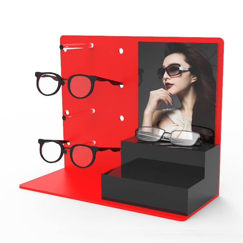 眼镜展示架 太阳镜陈列收纳架墨镜哈哈镜展示台 eyeglass display