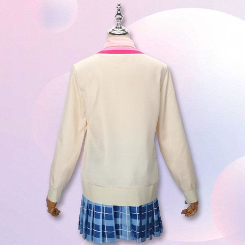 Project Seika Rikka Colorful Stage Cosplay Costume Seika Rikka C Costume School Uniform Women's Dress