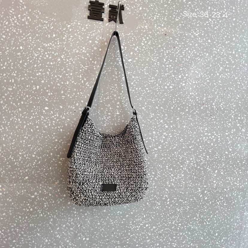 Hand-Woven Wax Cord Women's Bag 2026 New Arrival Trendy Cowhide Shoulder Underarm Bag Vacation Style Handbag - Thumbnail 2