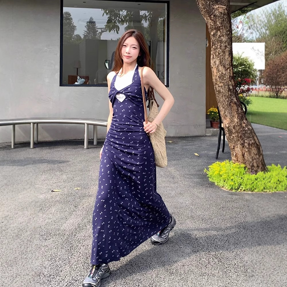 Summer blue dress