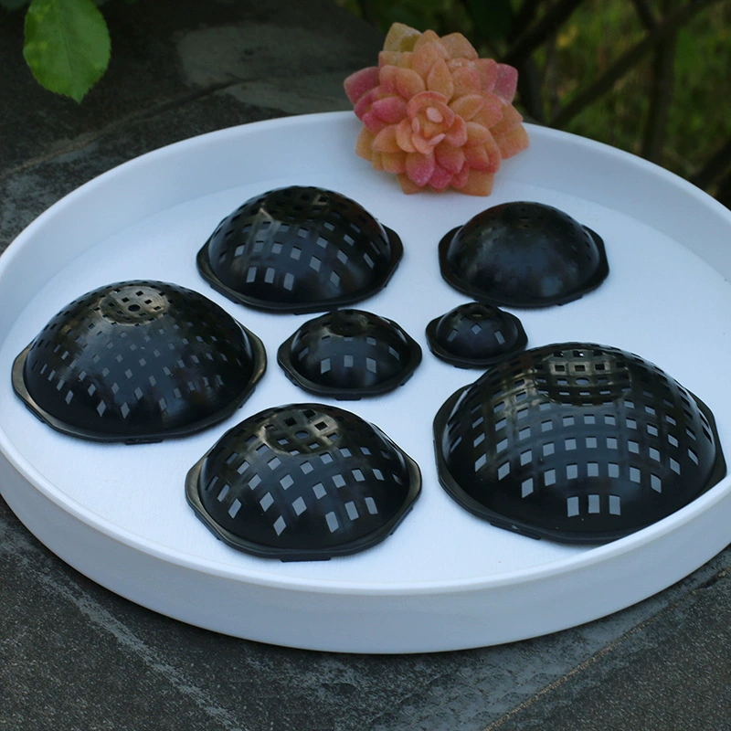 Прокладка цветочного горшка Новая пластиковая герметичная сетчатая прокладка Сливная крышка с нижним отверстием Дышащая полукруглая сферическая чаша Защитная от насекомых прокладка для фильтра для воды