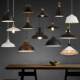 Retro industrial style chandelier restaurant chandelier iron single head Hotel engineering hanging lamp modern minimalist bar lamp