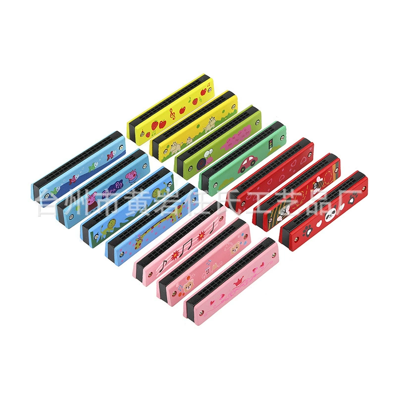 Фабрика Оптовая Деревянная Игрушка Гармоника 16 Отверстий Ветер Музыкальные Инструменты Дети Просветления Музыкальные Инструменты