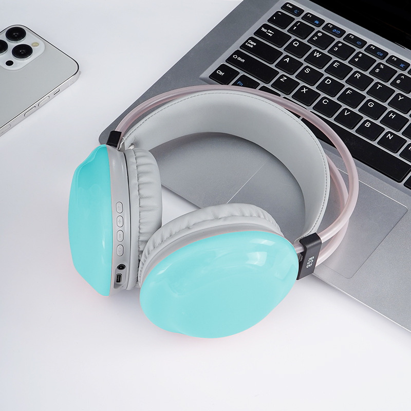 [Nuevo] Y680 auriculares Bluetooth transfronterizos RGB fluorescente luces de color auriculares auriculares de juegos de deportes
