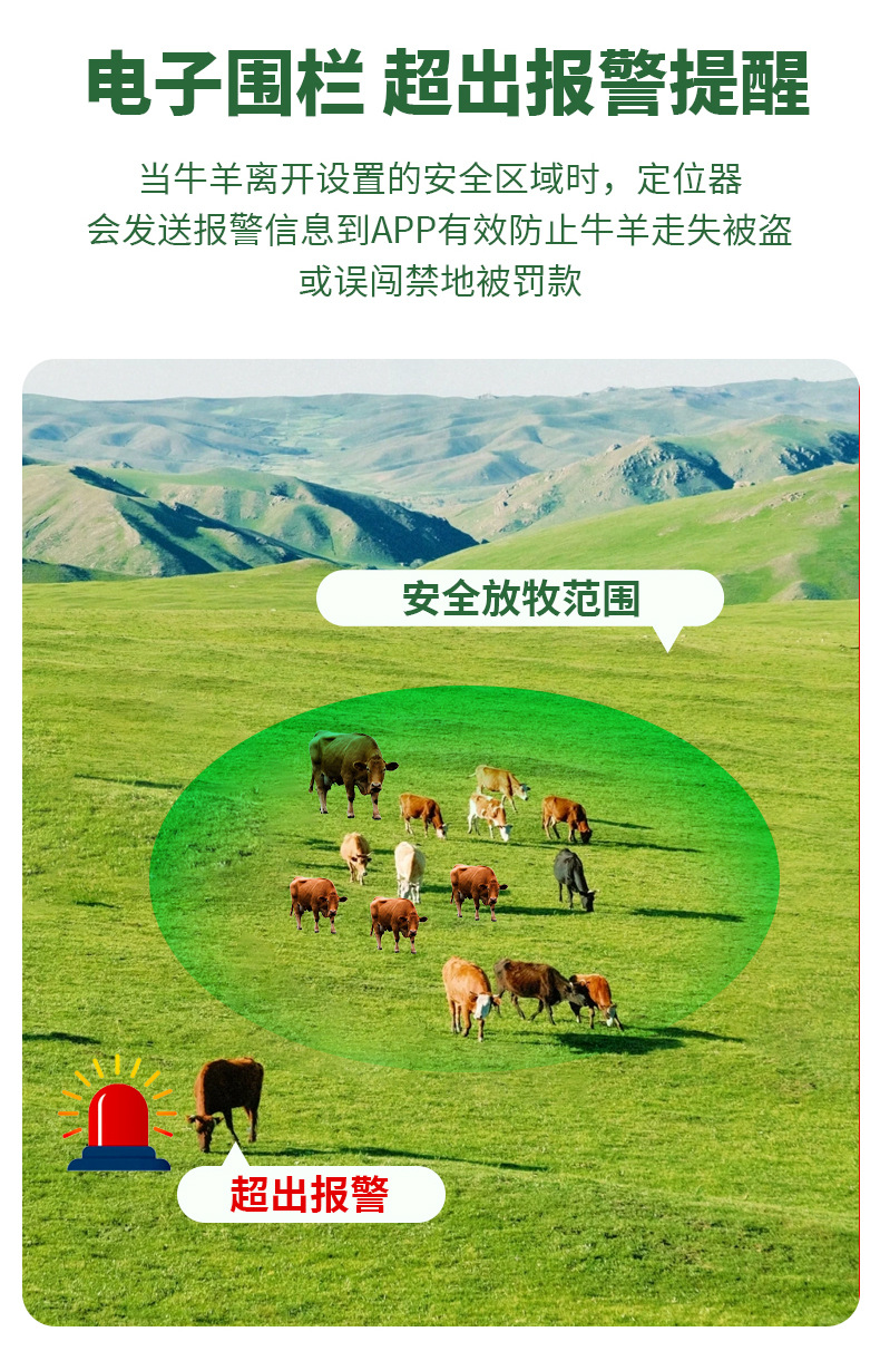 Mongolian Cattle and Sheep Tracker Waterproof Gps Tracker for Mountainous Areas with Solar Power, Popular for Cross-Border Use