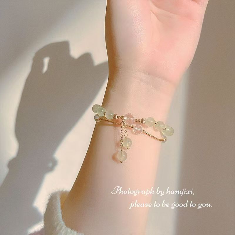 Explosive Sapa Grape Good Luck Bracelet Niche Design Exquisite Women's Sweet Bracelet Mori-style All-match Bracelet for Girlfriends