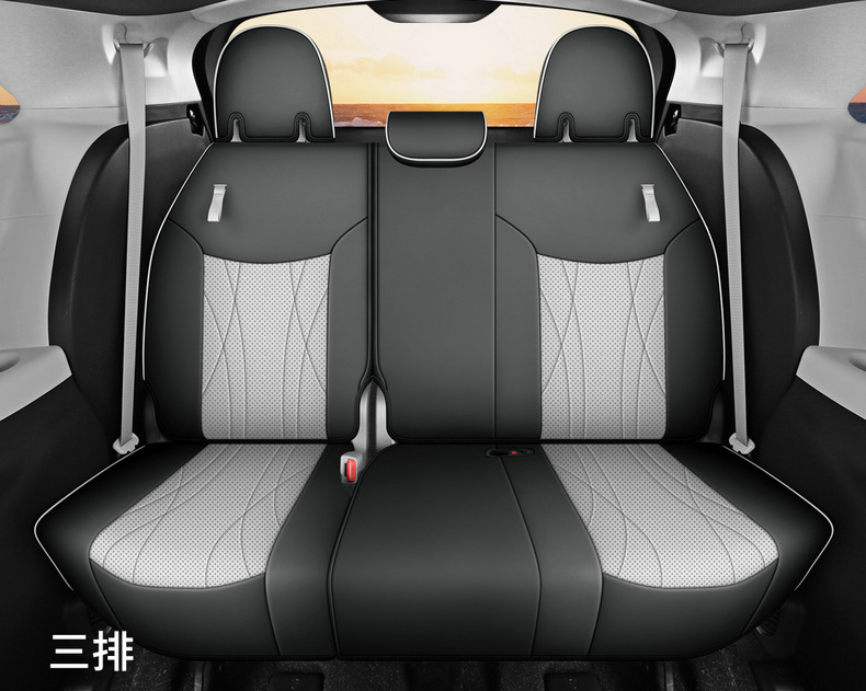 2026 new model, custom-fit Toyota Sienna seven-seater perforated leather car seat covers, full-coverage Sienna-specific seat covers