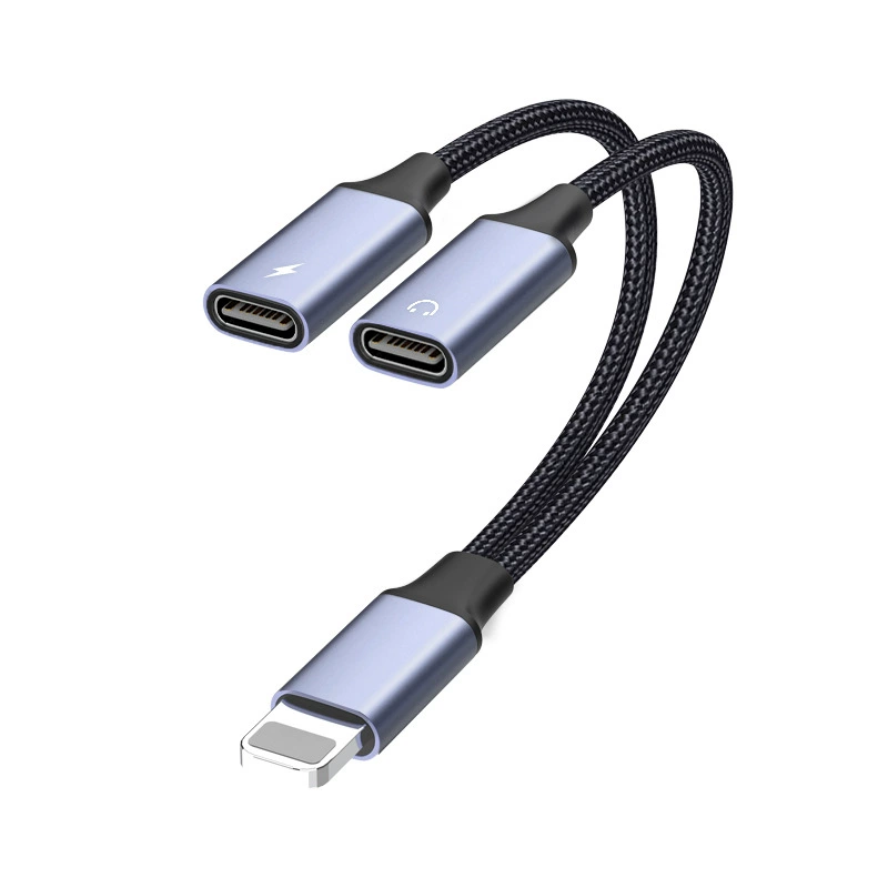 Apple, compatible headphones charging, 2 in 1, iphone