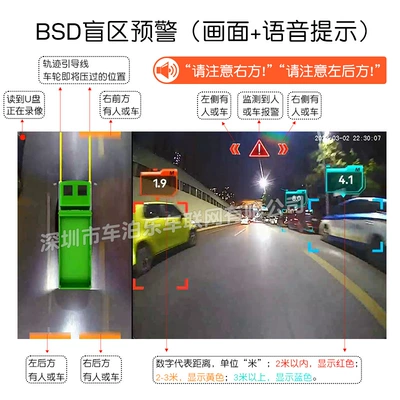 Driving recorder truck 360-degree panoramic image bus