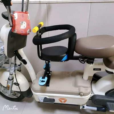 Electric car child seat Vehicle Child Seat, Front-Mounted Battery - 89a-bluefencebackrestarmrest