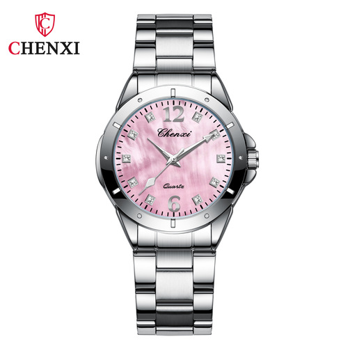 CHENXI Fashion Women's Watch Women's Watch Steel Band Watch Diamond Watch Waterproof Stainless Steel Quartz Watch Wholesale