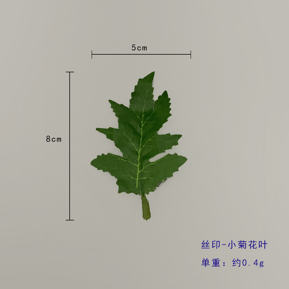 작은 국화 잎
