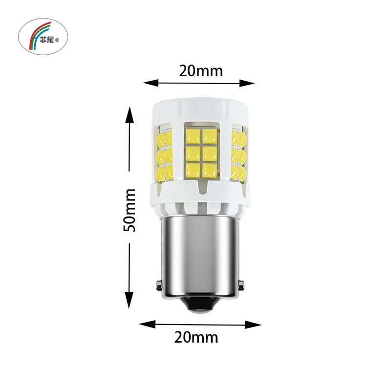 Car LED Reverse Turn Signal Light 1156/1157 3030 39SMD12-50V Truck Steering Brake Tail Light