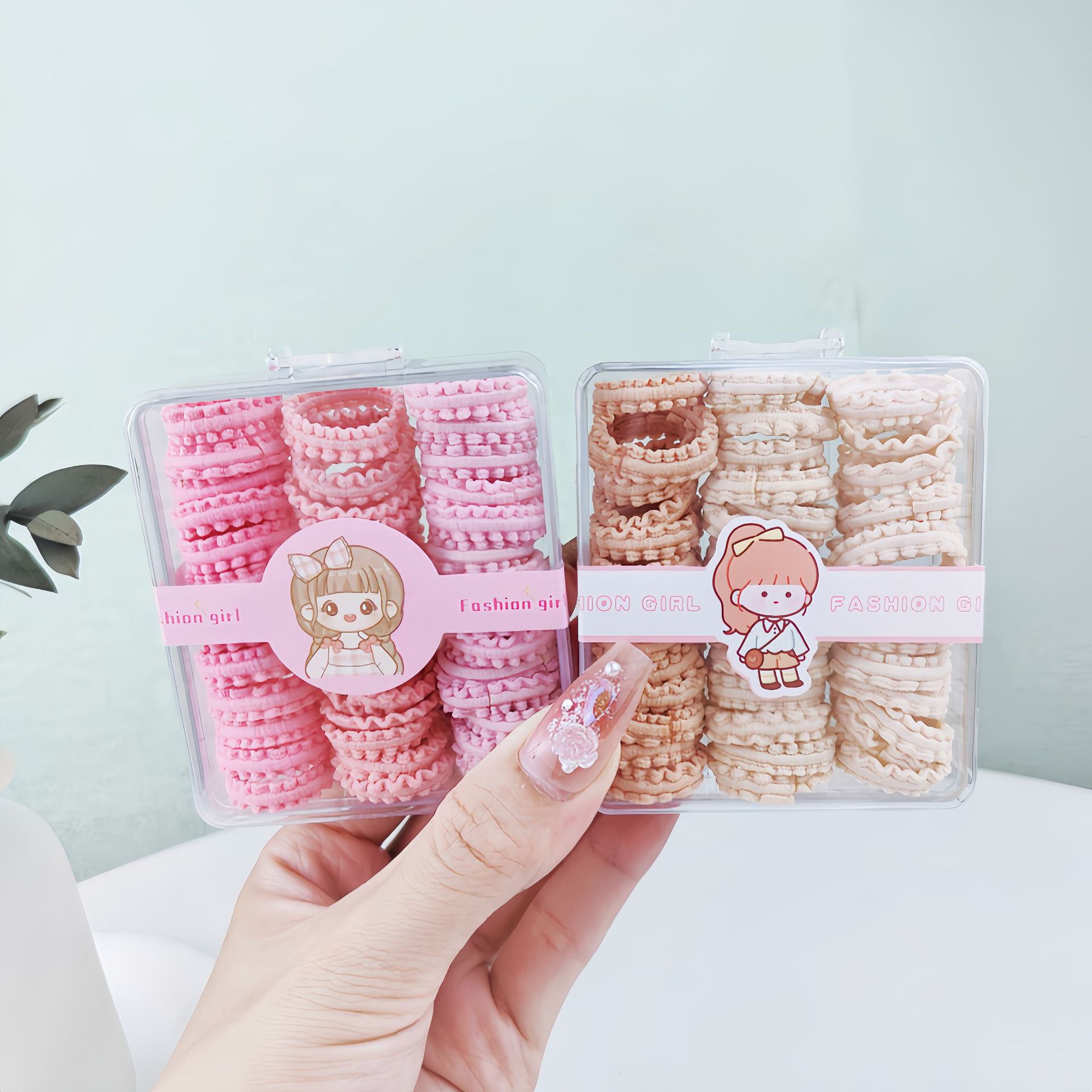 Niños de alta elasticidad no lesionar banda de goma para el cabello coreano para el cabello bebé anillo de cabello princesa adorable joyas para el cabello de niña