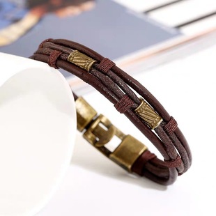leather bracelet for man�͹��L�K���C��ŮƤ�������ɫ��YƷ