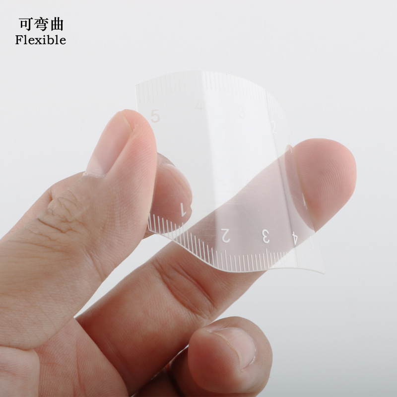 纹绣测量眉尺画眉卡眉形辅助设计画眉定位透明量眉5款眉尺pvc眉型|undefined