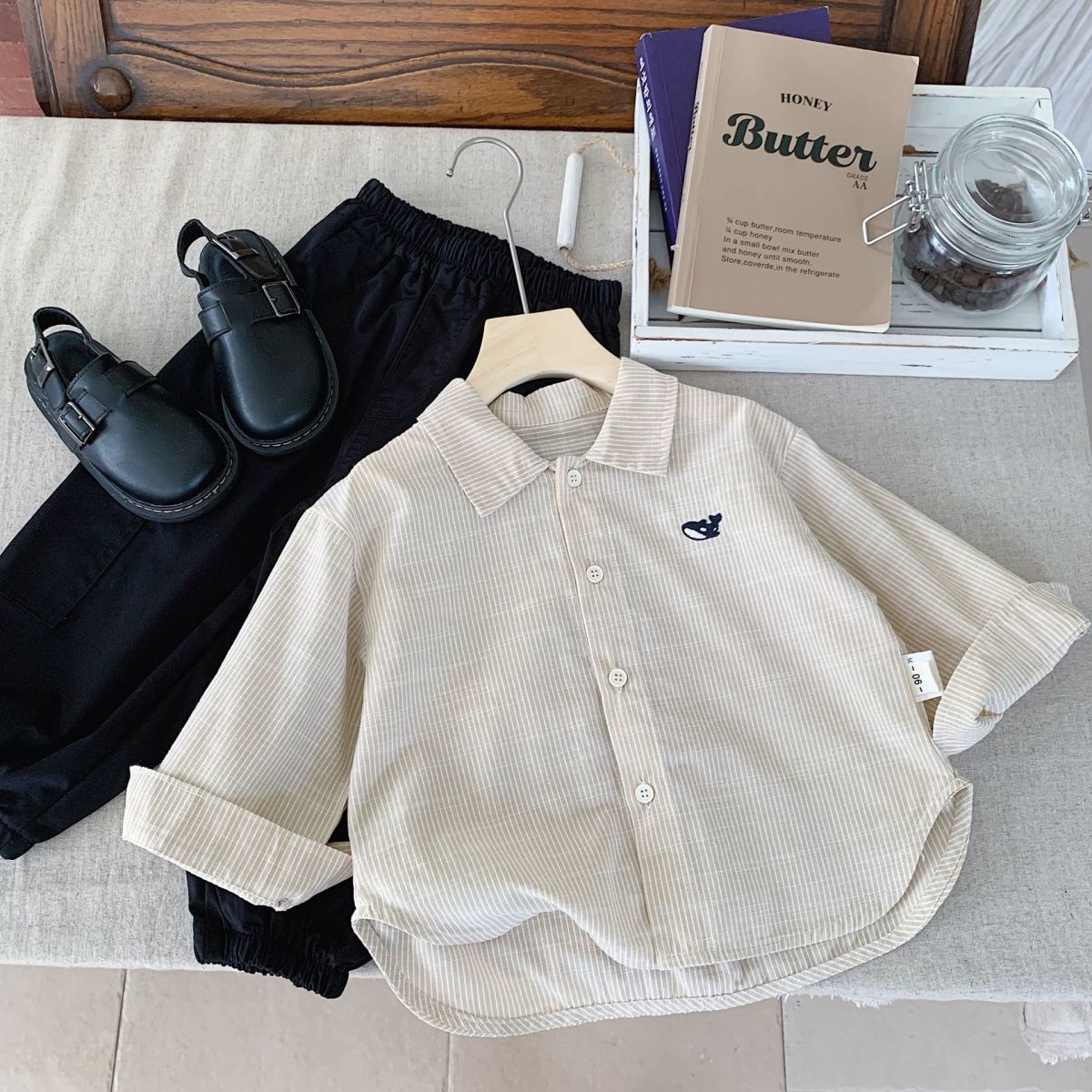 Nuevas camisas infantiles de primavera y otoño para niños y niñas camisas de algodón para niños y medianos camisas de primavera y otoño