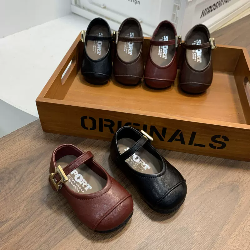 女童小皮鞋2026春季新款时尚百搭儿童韩版单鞋软底小女孩公主鞋潮