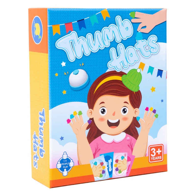 Tapa del pulgar color memoria cognitiva pensamiento entrenamiento educación temprana de los niños juguetes de Desarrollo Educativo juego de mesa interactivo entre padres e hijos