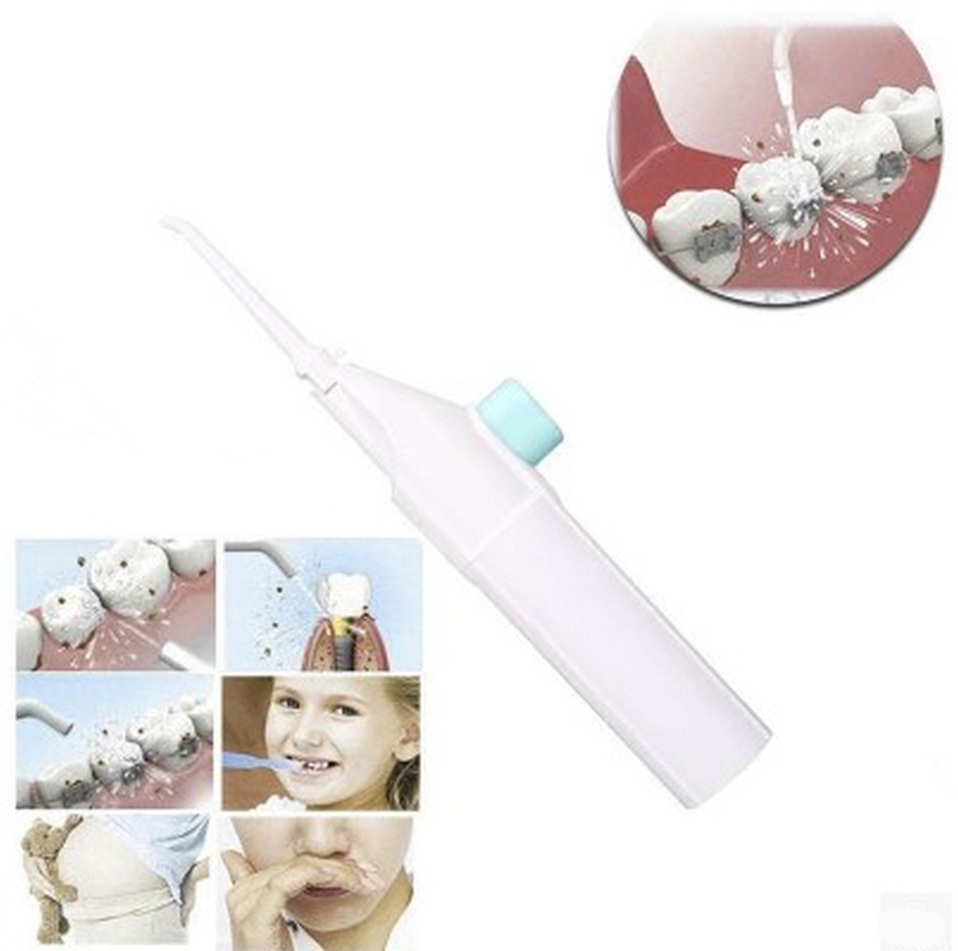 POWER FLOSS Teeth Scrubber, Teeth Irrigator, Oral Cleaner, Braces Cleaner, Teeth Cleaner