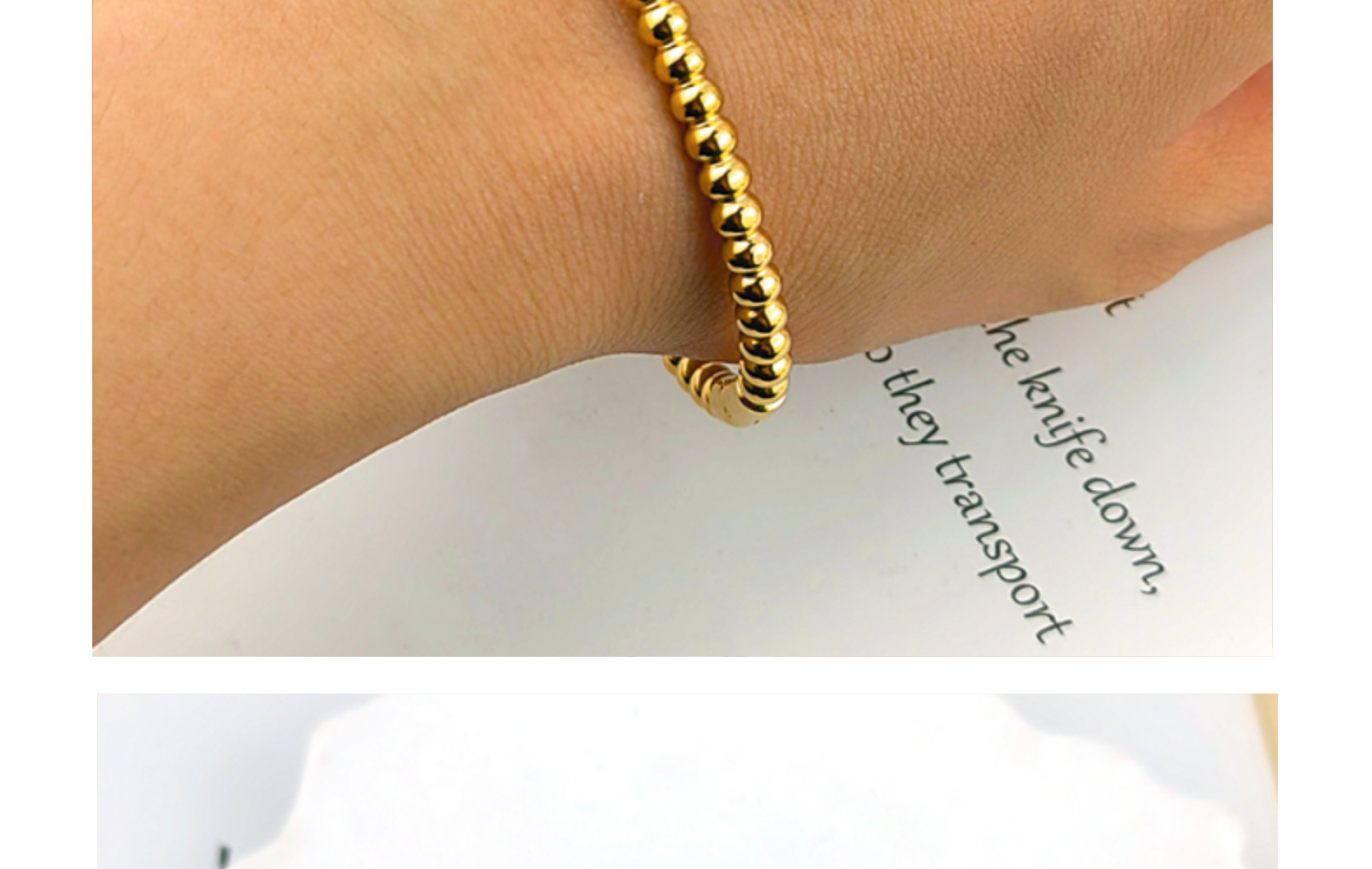 1 Piece Quantity Holiday, Daily Occasion 304 Stainless Steel Material Casual Simple Style Solid Color Flower Butterfly 304 Stainless Steel 18K Gold Plated Bangle In Bulk