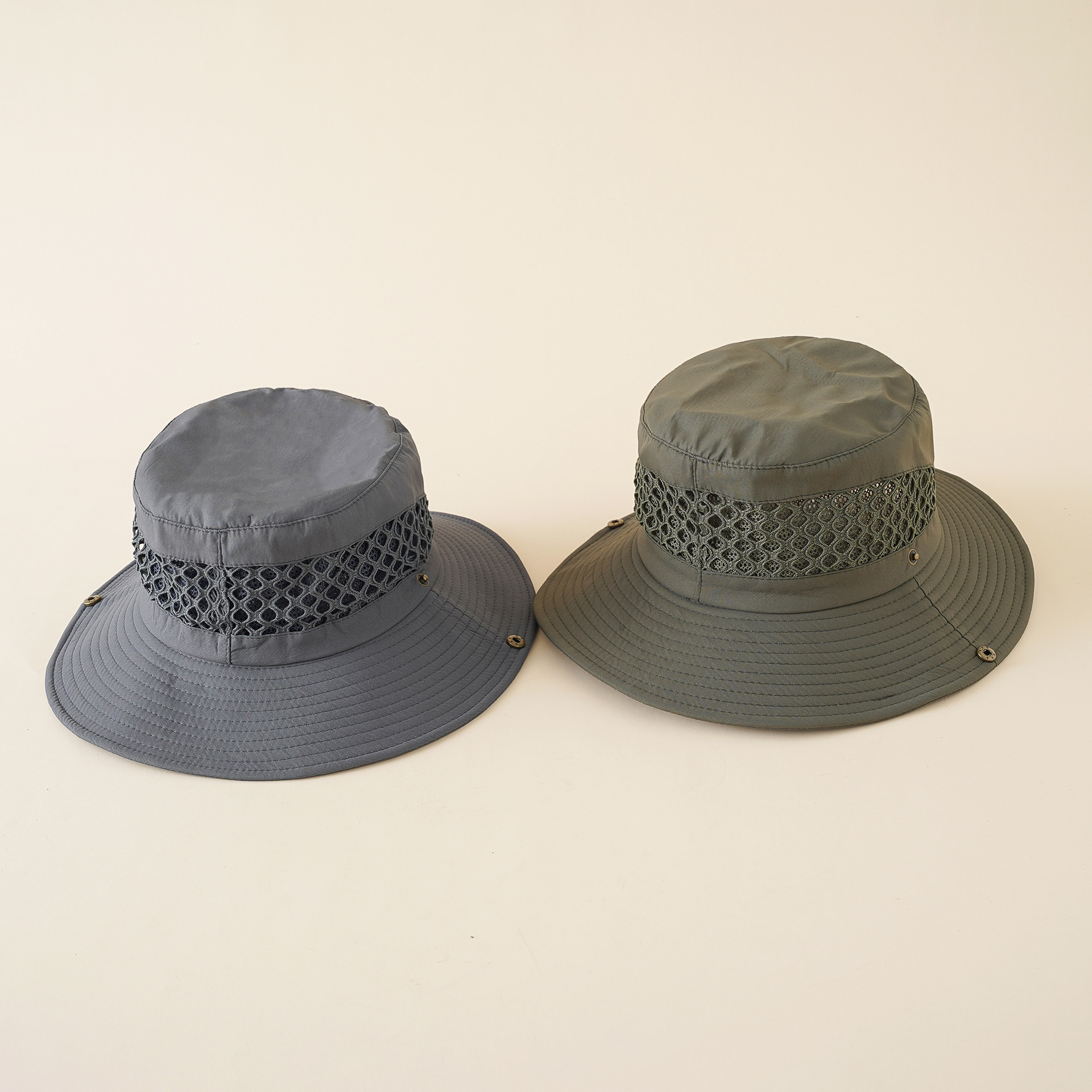 Sombrero de malla de verano para hombres sombrero de pesca sombrero de pescador para hombres protección solar sombrero de Cuenca de verano delgado para mujeres sombrero de sol transpirable al aire libre