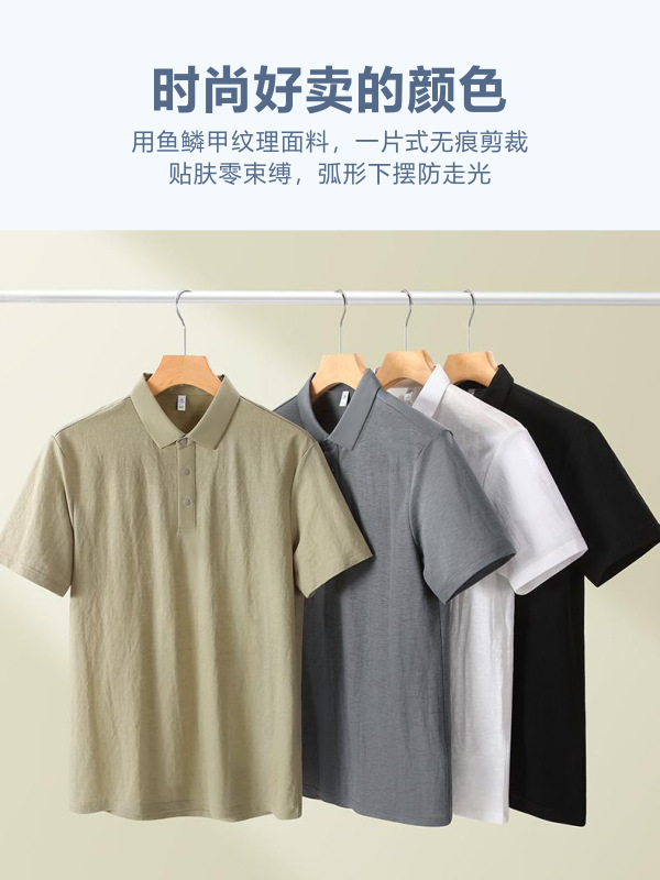 Camisas de polo con solapa personalizadas ropa de trabajo Lesel lino botón camiseta casual de alta calidad ropa de trabajo impresa bordada