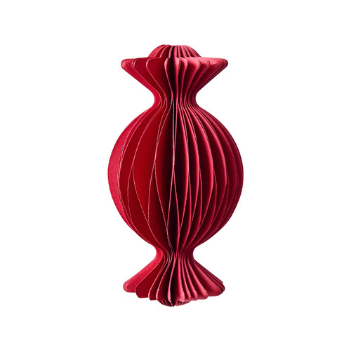 NUCHI圣诞装饰品折纸蜂窝球挂件创意雪人圣诞球ins挂饰圣诞树吊饰