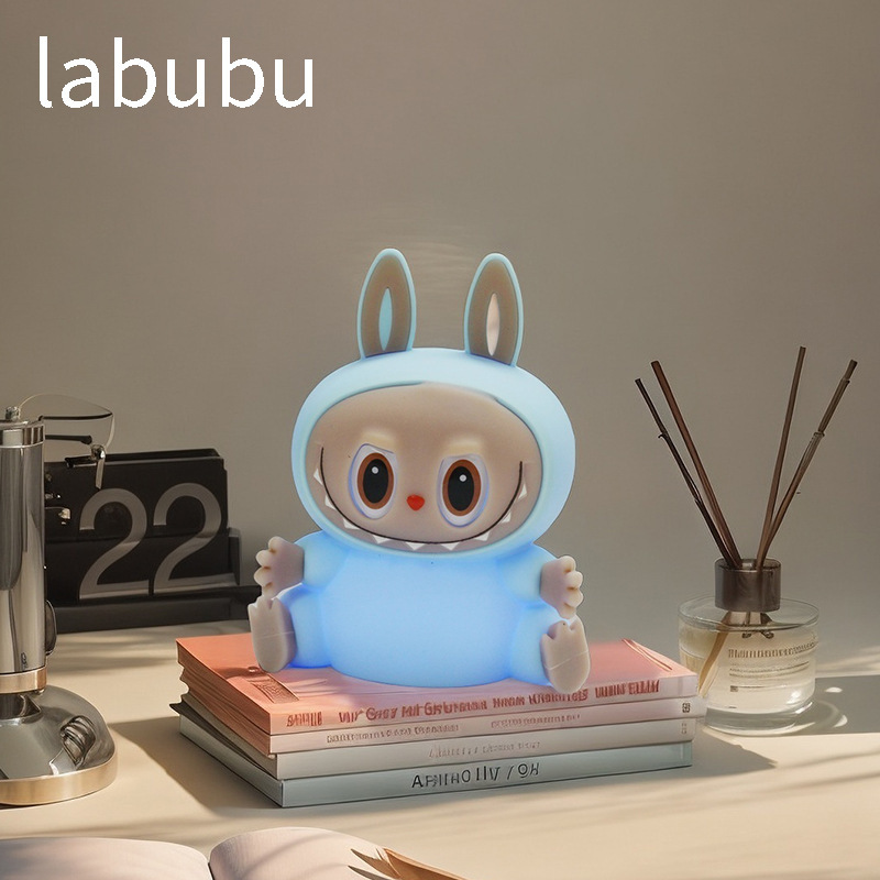 クロスボーダーカピバラナイトライト USB 充電式ライトパットライト子供の睡眠ベッドサイドランプシリコンライト|undefined