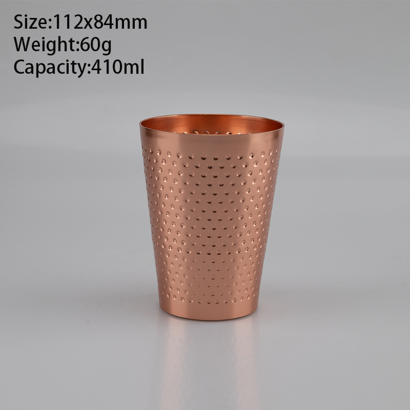 Reutilizable desechable taza de aluminio reciclable al aire libre camping fiesta bebida fría taza de cerveza taza de coque