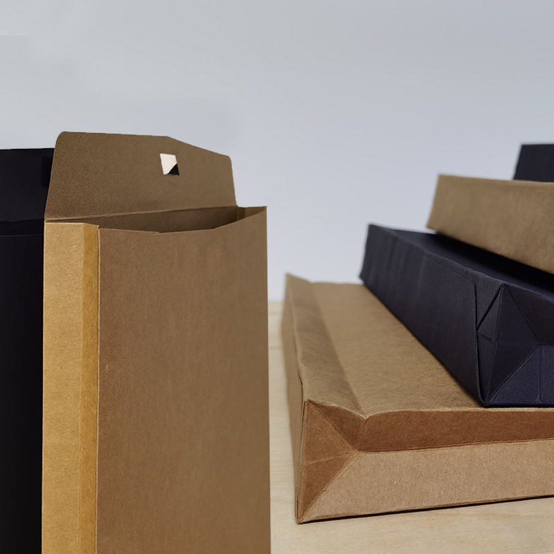 Bolsa de archivo kraft a3 tarjeta negra vertical velcro sobre de archivo universal bolsa de embalaje almacenamiento al por mayor