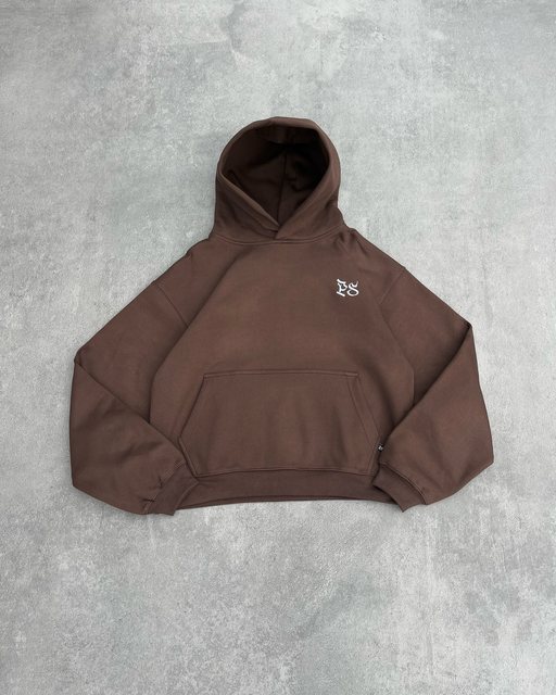 Women's Clothing Unisex Y2K Style Oversized Hoodie With Gothic Print - Streetwear Pullover For Men & Women (Brown, Navy, Light Grey)​_ecoleips.com
