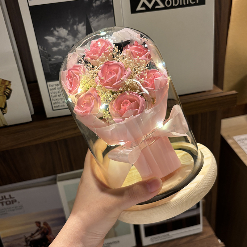 教师节礼物送女老师幼儿园向日葵花束伴手礼摆件玫瑰花永生花|undefined